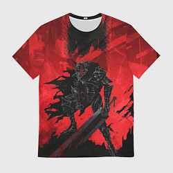 Футболка мужская Берсерк Гатс в броне скелета, цвет: 3D-принт