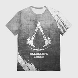 Футболка мужская Assassins Creed - grey gradient, цвет: 3D-принт