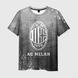 Футболка мужская AC Milan - grey gradient, цвет: 3D-принт