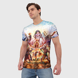 Футболка мужская Age of mythology персонажи, цвет: 3D-принт — фото 2