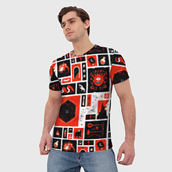 Футболка мужская Dungeons and dragons pattern, цвет: 3D-принт — фото 2