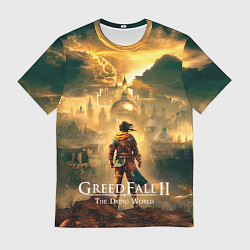 Футболка мужская Герой Greedfall 2 the dying world, цвет: 3D-принт