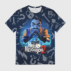 Футболка мужская Привет сосед из игры Hello Neighbor, цвет: 3D-принт