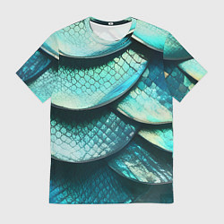 Мужская футболка Чешуя крупной рыбы