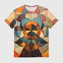 Футболка мужская Винтажная мозайка, цвет: 3D-принт