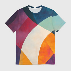 Мужская футболка Геометрическая иллюстрация