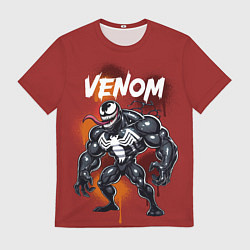 Футболка мужская Веном в мультяшном стиле, цвет: 3D-принт
