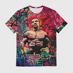 Футболка мужская Майк Тайсон - лучший навсегда, цвет: 3D-принт