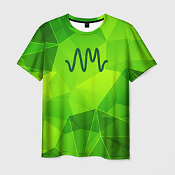 Футболка мужская Arctic Monkeys green poly, цвет: 3D-принт