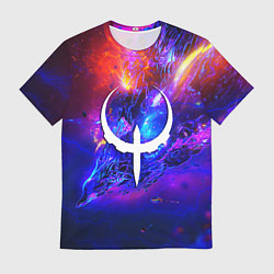 Футболка мужская Quke неоновый стиль, цвет: 3D-принт