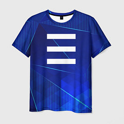 Футболка мужская OneRepublic blue poly, цвет: 3D-принт