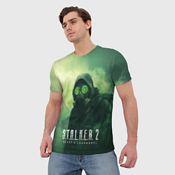 Футболка мужская Stalker 2 сердце Чернобыля, цвет: 3D-принт — фото 2