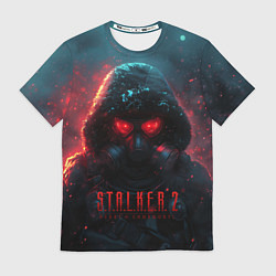 Футболка мужская Stalker 2 аномальная зона, цвет: 3D-принт
