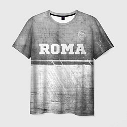 Футболка мужская Roma - grey gradient посередине, цвет: 3D-принт