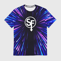 Футболка мужская Sally Face neon energy, цвет: 3D-принт