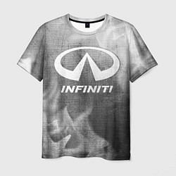 Футболка мужская Infiniti - grey gradient, цвет: 3D-принт