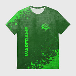 Футболка мужская Warframe - green gradient вертикально, цвет: 3D-принт