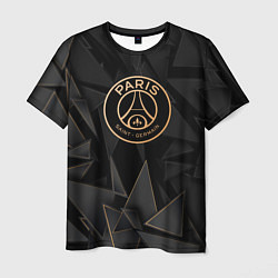 Футболка мужская PSG golden poly, цвет: 3D-принт