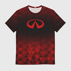 Футболка мужская Infiniti red poly, цвет: 3D-принт