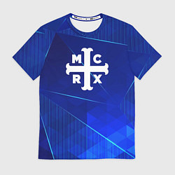 Футболка мужская My Chemical Romance blue poly, цвет: 3D-принт