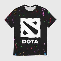 Футболка мужская Dota конфети, цвет: 3D-принт