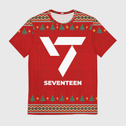 Футболка мужская Seventeen new year, цвет: 3D-принт