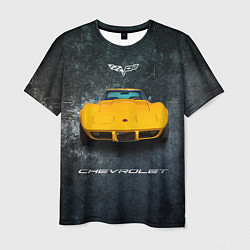 Футболка мужская Спортивный американский Chevrolet Corvette, цвет: 3D-принт