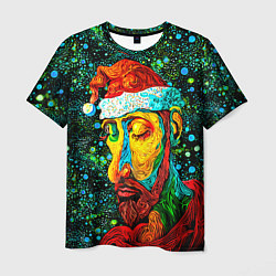 Футболка мужская Ded Moroz: pop-art-brut-nouveau pointillism, цвет: 3D-принт