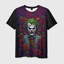 Футболка мужская Joker - roses, цвет: 3D-принт