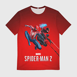 Футболка мужская Два паука Marvel spider man 2, цвет: 3D-принт