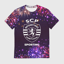 Футболка мужская Праздничный Sporting, цвет: 3D-принт