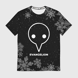 Футболка мужская Снежный Evangelion, цвет: 3D-принт