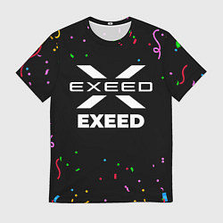 Футболка мужская Exeed конфети, цвет: 3D-принт