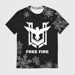 Футболка мужская Снежный Free Fire, цвет: 3D-принт