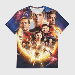 Футболка мужская Персонажи Человек паук нет пути домой, цвет: 3D-принт