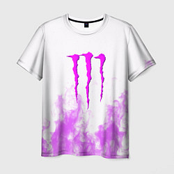 Футболка мужская Monster energy neon flame, цвет: 3D-принт