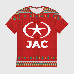 Футболка мужская JAC new year, цвет: 3D-принт