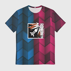 Футболка мужская Rainbow six abstract, цвет: 3D-принт