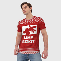 Футболка мужская Новогодний Limp Bizkit, цвет: 3D-принт — фото 2