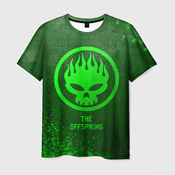 Футболка мужская The Offspring - green gradient, цвет: 3D-принт