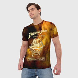 Футболка мужская Indiana Jones and the Great Circle, цвет: 3D-принт — фото 2