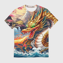 Футболка мужская Dragon tattoo - irezumi, цвет: 3D-принт