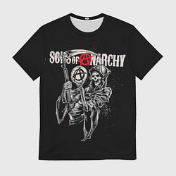 Футболка мужская Sons Of Anarchy - death, цвет: 3D-принт