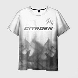 Футболка мужская Citroen - white gradient посередине, цвет: 3D-принт