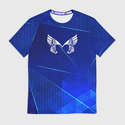 Футболка мужская Placebo blue poly, цвет: 3D-принт