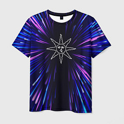 Футболка мужская Dark Souls neon energy, цвет: 3D-принт