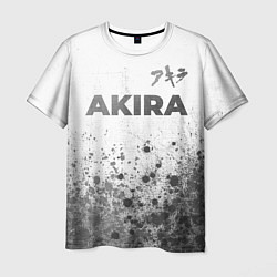 Футболка мужская Akira - white gradient посередине, цвет: 3D-принт