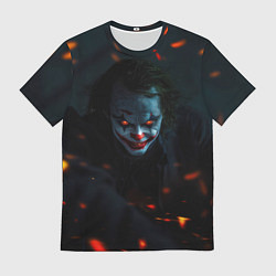 Футболка мужская Джокер в искрах, цвет: 3D-принт