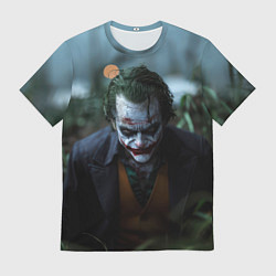 Футболка мужская Джокер в траве, цвет: 3D-принт