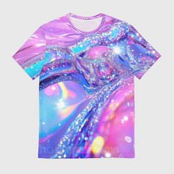 Мужская футболка Розовые блестки